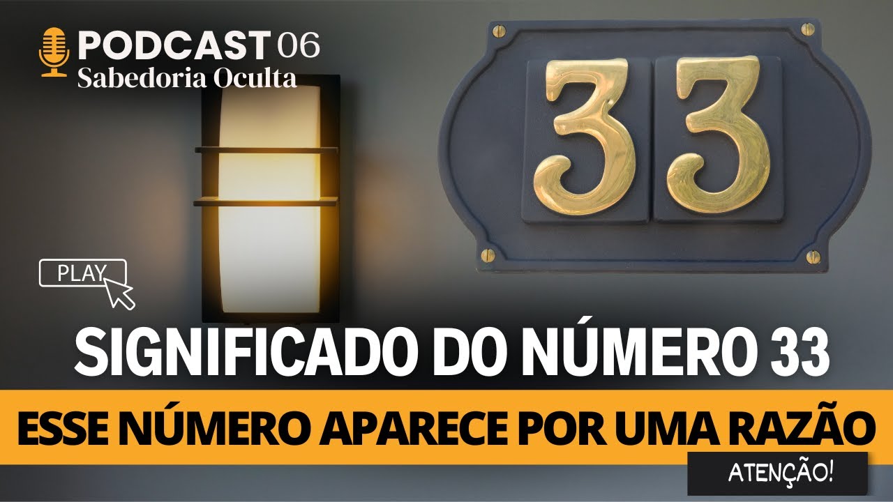 Você viu o número 33? Não é por acaso | Entenda o chamado da numerologia 33 - A Resposta Está Aqui!