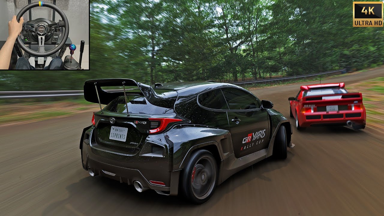 620HP Toyota GR Yaris VS Ford 200RS Evo | Forza Horizon 6 Steering Wheel Gameplay
