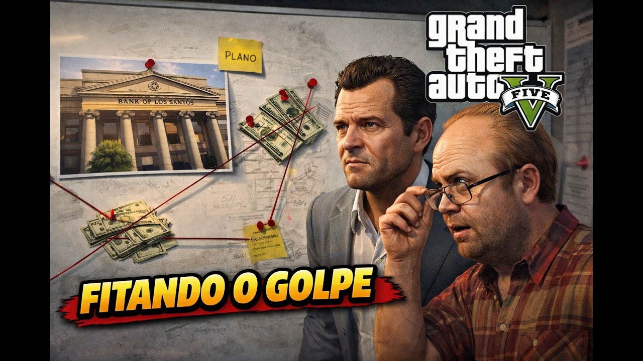 FITANDO O GOLPE - GTA V