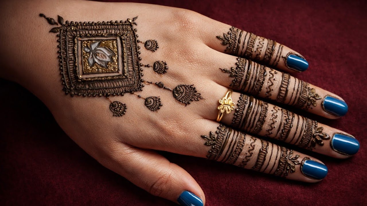 Very Beautiful Stylish Mehndi Design|Latest Back Hand Mehandi Design |New Eid Special Mehndi Design🌸