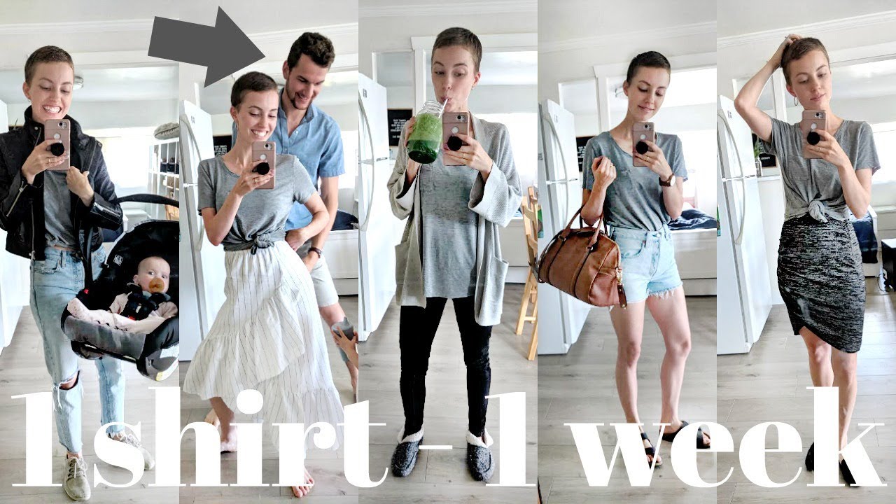 Wearing The SAME SHIRT For 7 Days (my husband didn't notice...)