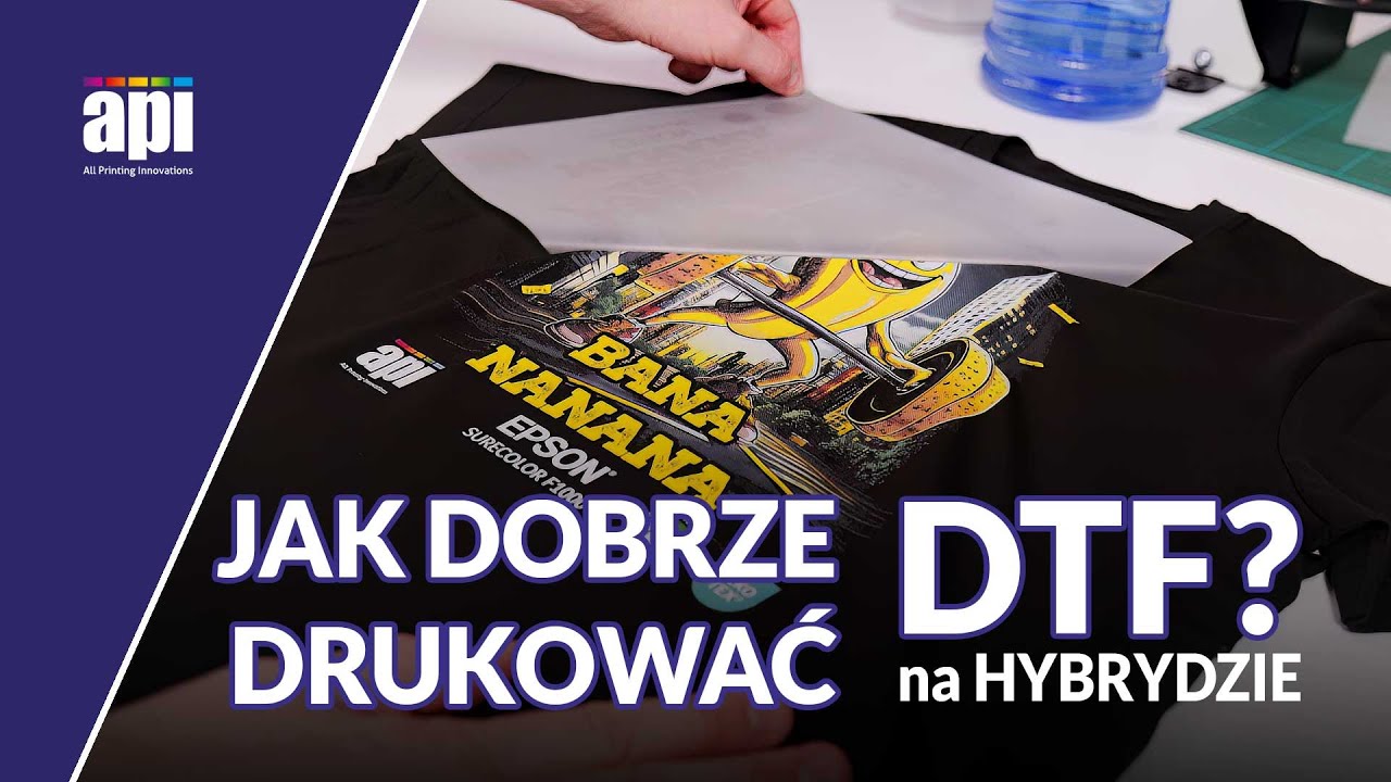 Jak drukować DTF na hybrydowych drukarkach DTG/DTF EPSON SC-F1000 i SC-F2200