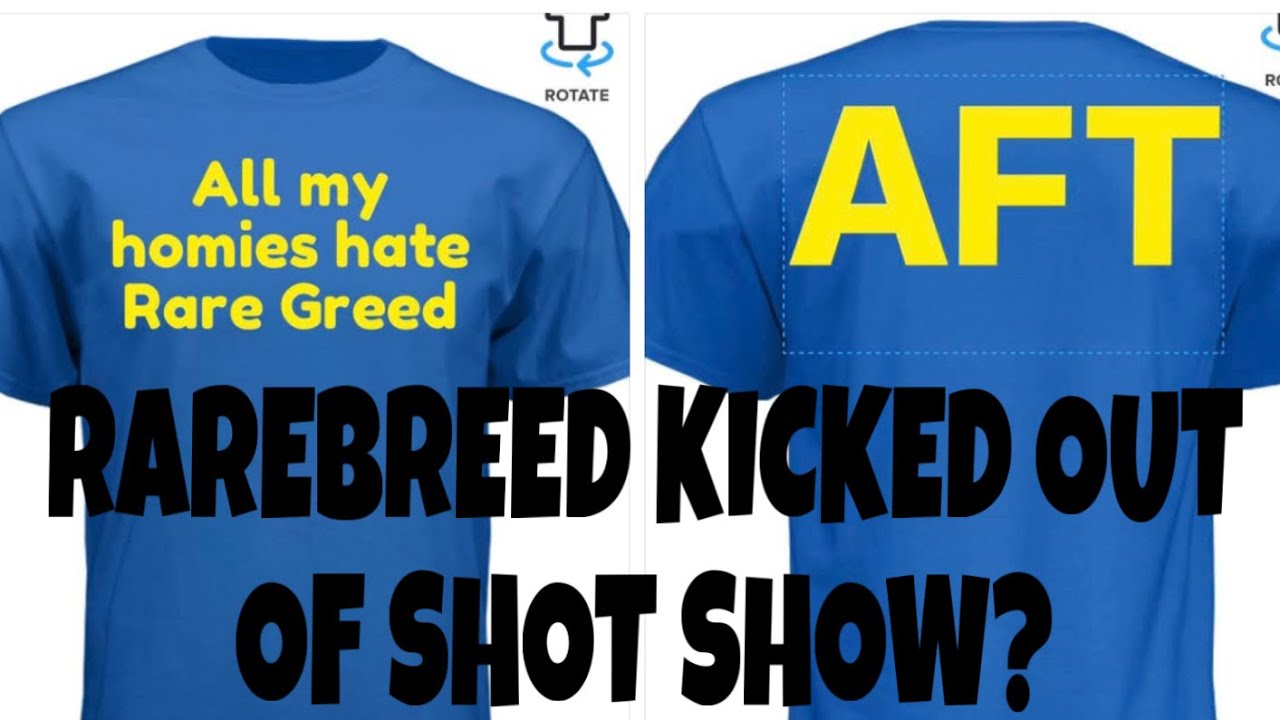 RareBreed Triggers Kicked Out Of SHOT Show?