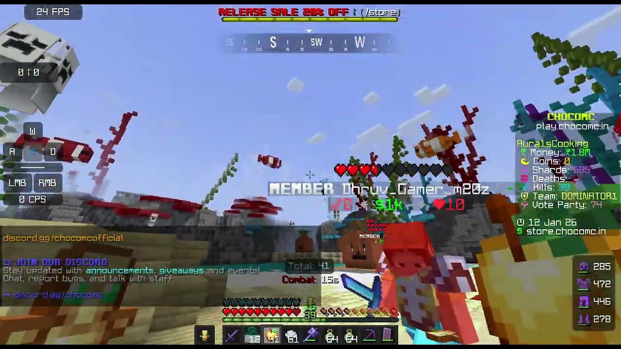 Caught 1 more mace hacker in choco mc