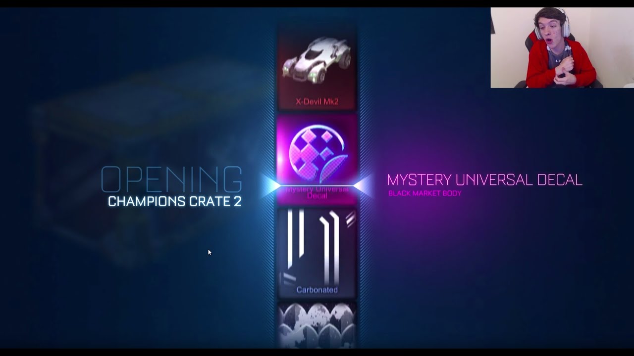 Rocket League - Открытие кейсов серии &laquo;Чемпион&raquo;! Иногда везёт