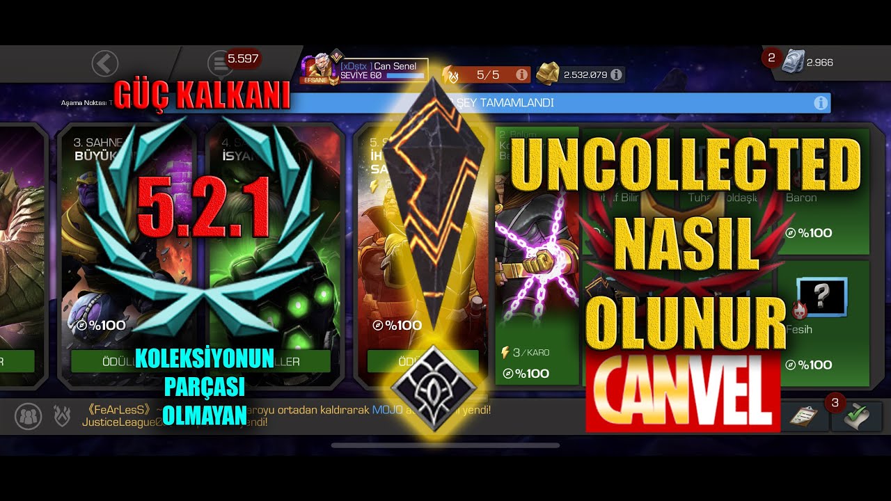 5.SAHNE 2.1 KOLAY YOL - UNCOLLECTED NASIL OLUNUR - MCOC