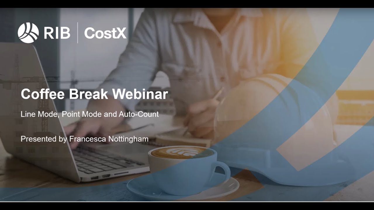 Вебинар RIB CostX Coffee Break: режим линии, режим точек, автоматический подсчёт