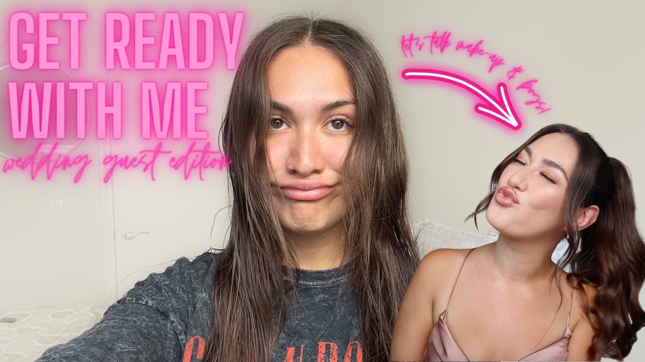 GET READY WITH ME: WEDDING GUEST EDITION | let's talk make-up and boys! | lindsay bogati