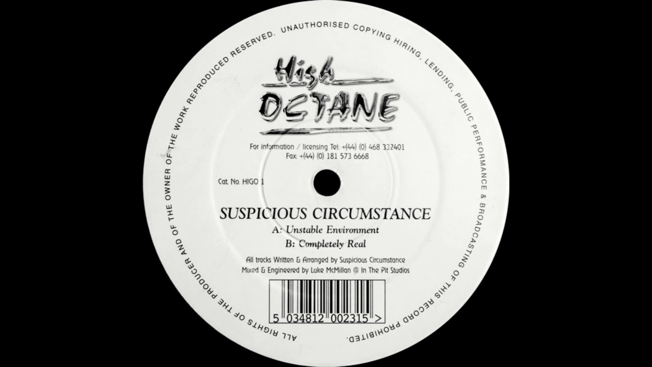 Suspicious Circumstance - 'Unstable Environment'