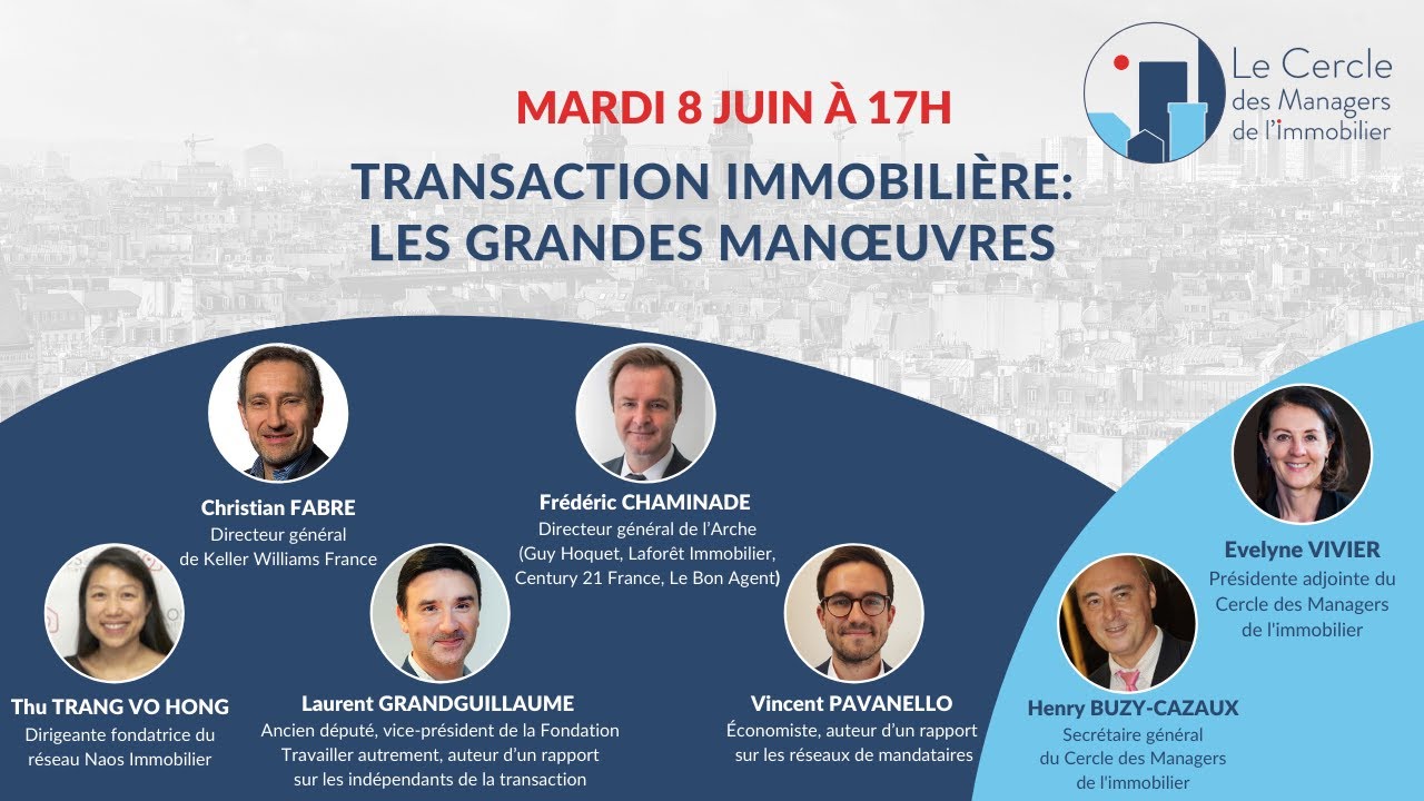 Transaction immobili&egrave;re: les grandes man&oelig;uvres