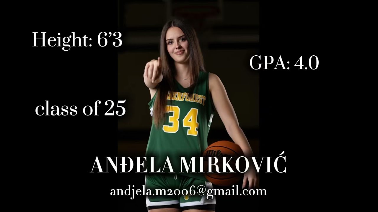Andjela Mirkovic Basketball Highlights- SEASON 24/25