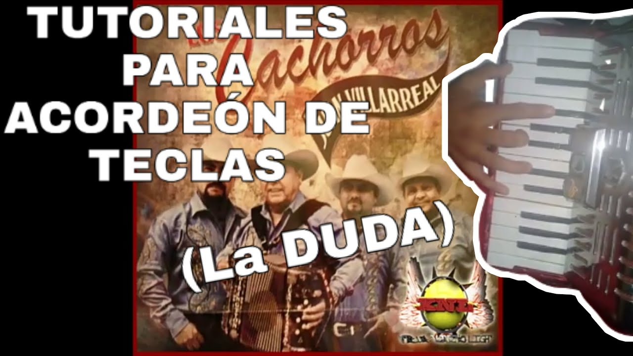 Tutorial la duda (RE)  /tutorial para acorde&oacute;n de teclas