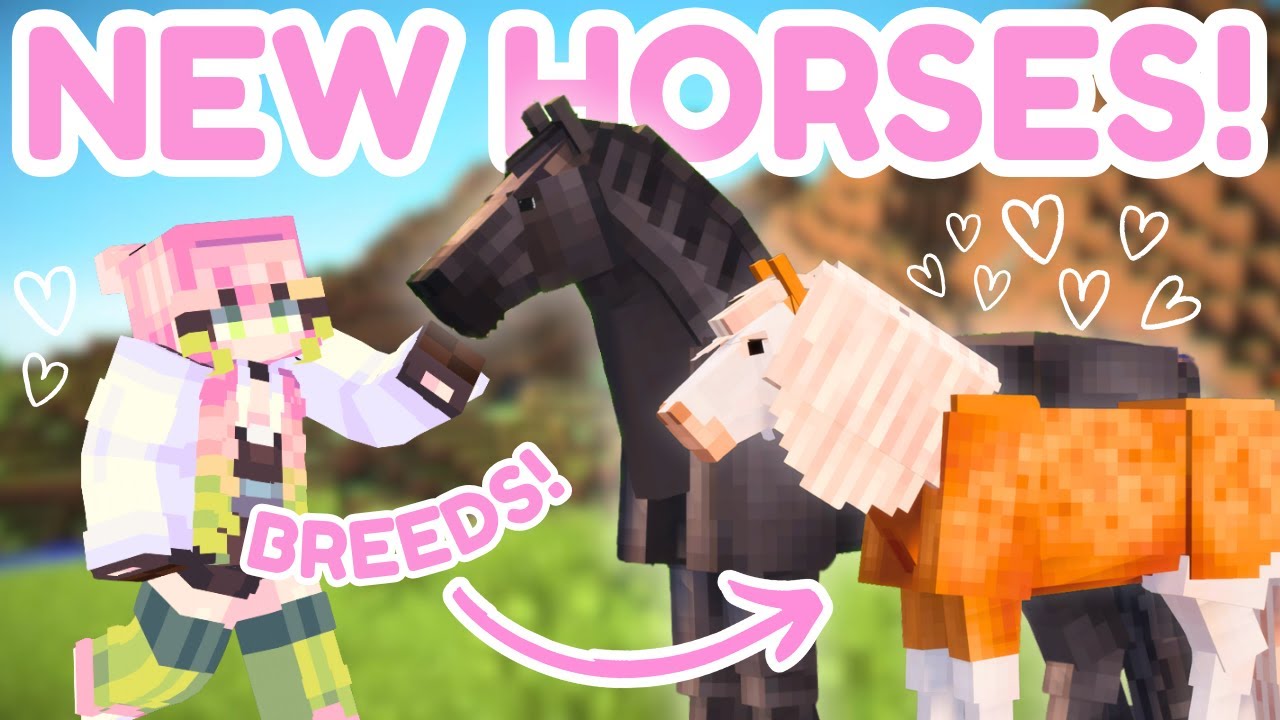 Новые модели и породы лошадей для SWEM! || Витрина пакетов ресурсов Minecraft!