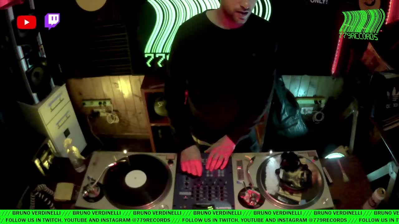Bruno Verdinelli Vinyl Only Mix 042 @ 779 Records #minimal #electro #vinylonly