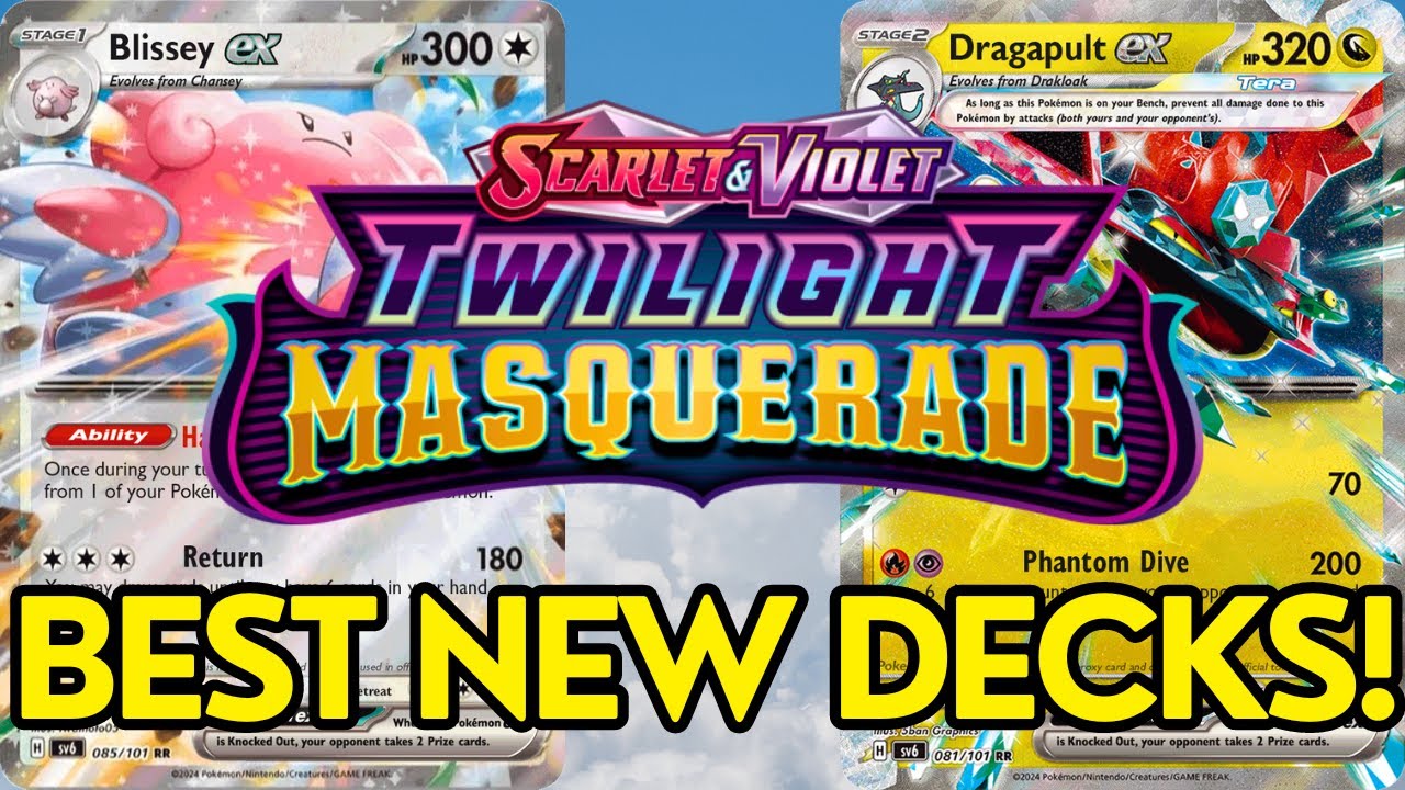 Top 6 Best New Twilight Masquerade Decks (w/ PTCGL Lists!)