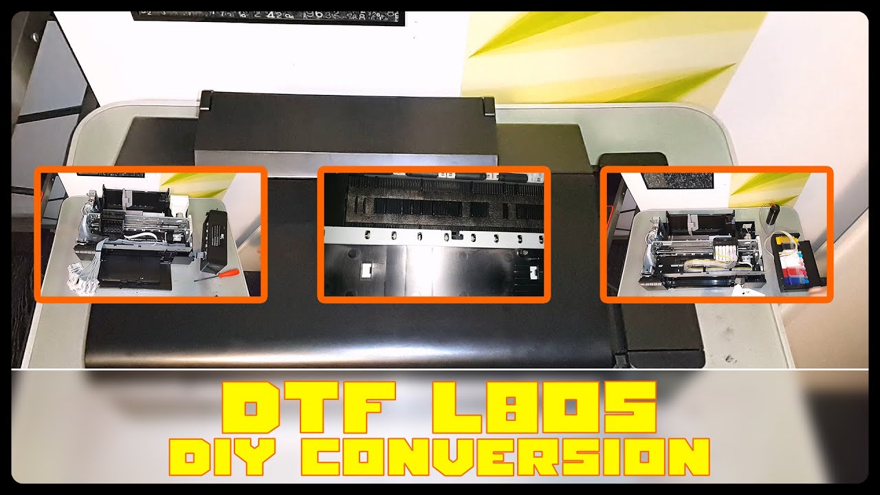 DTF Conversion from Epson L805 printer (DIY full tutorial)