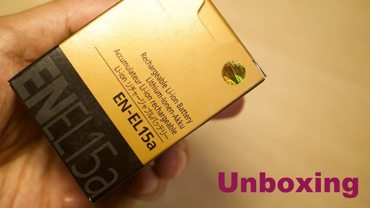 Unboxing EN-EL15a VS. EN-EL15
