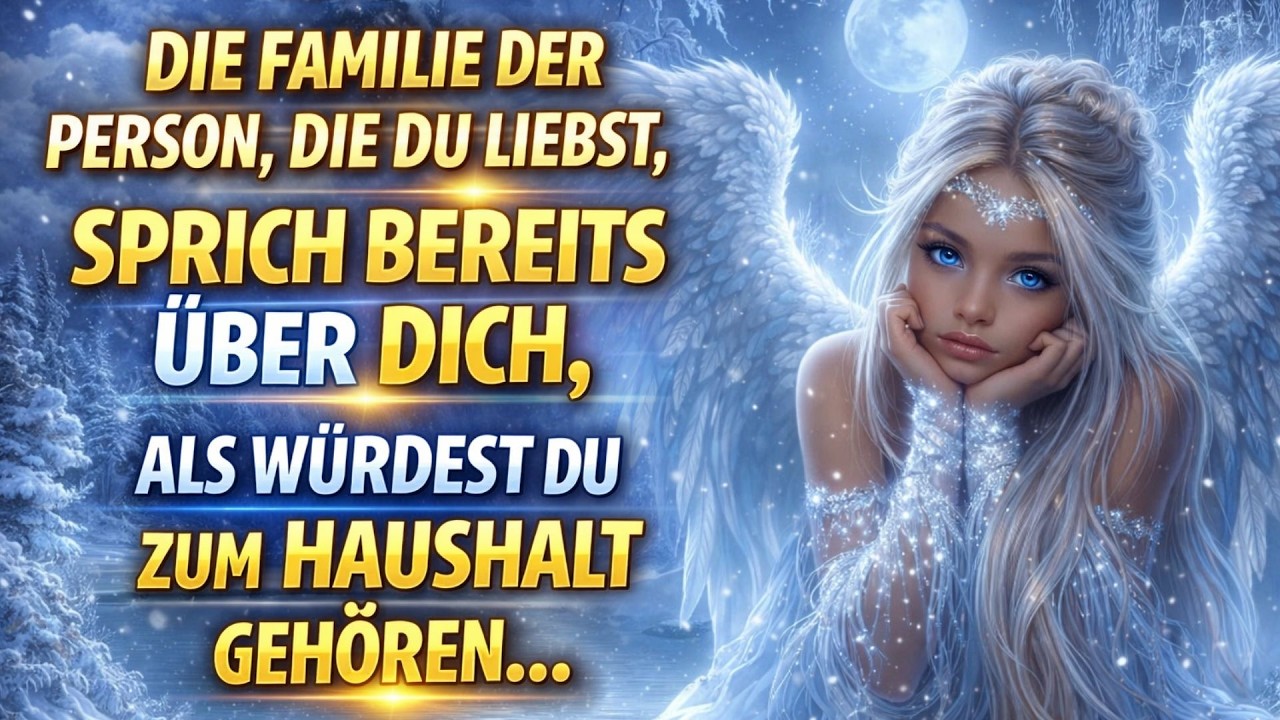 DIE FAMILIE DER PERSON, DIE DU LIEBST, SPRICHT BEREITS ÜBER DICH, ALS WÜRDEST DU ZUM HAUSHALT...