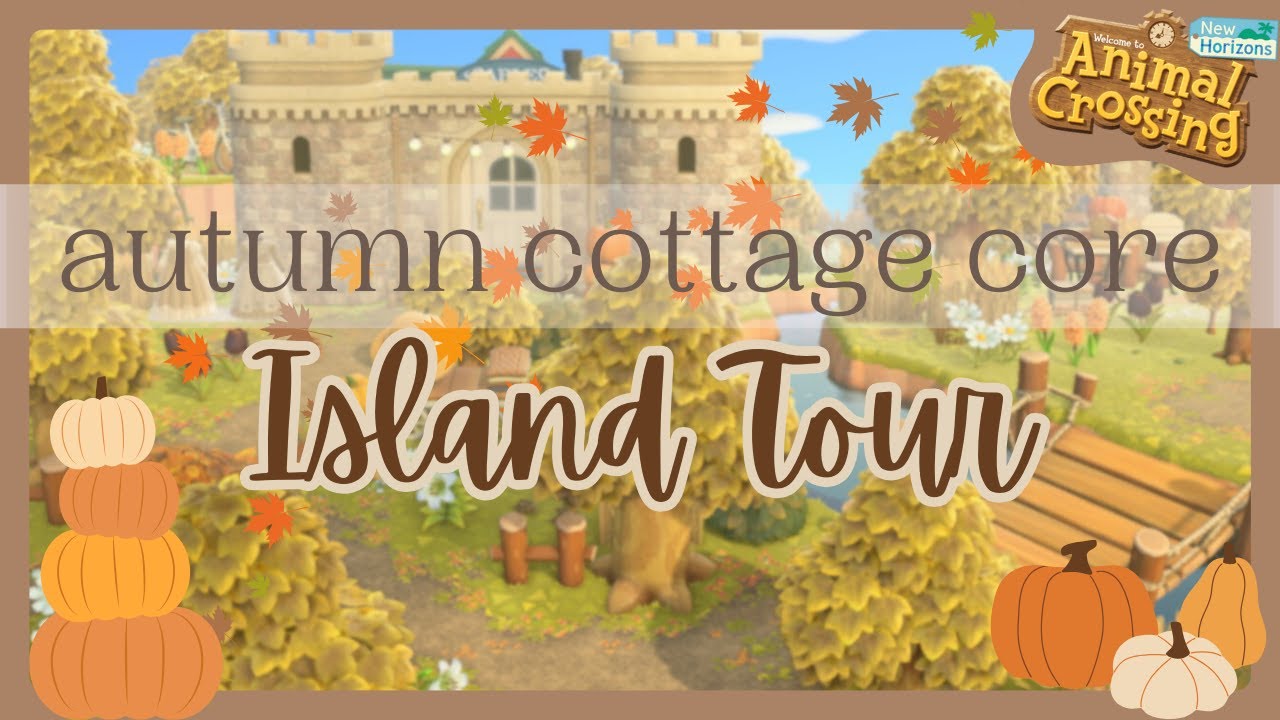 COZY EARLY AUTUMN COTTAGE CORE ISLAND TOUR | ACNH ISLAND TOUR