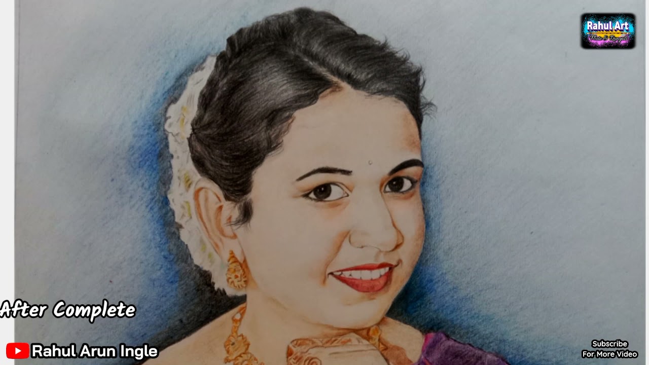 Colour Pencil Sketch (Paid Art Work) By: Rahul Arun Ingle