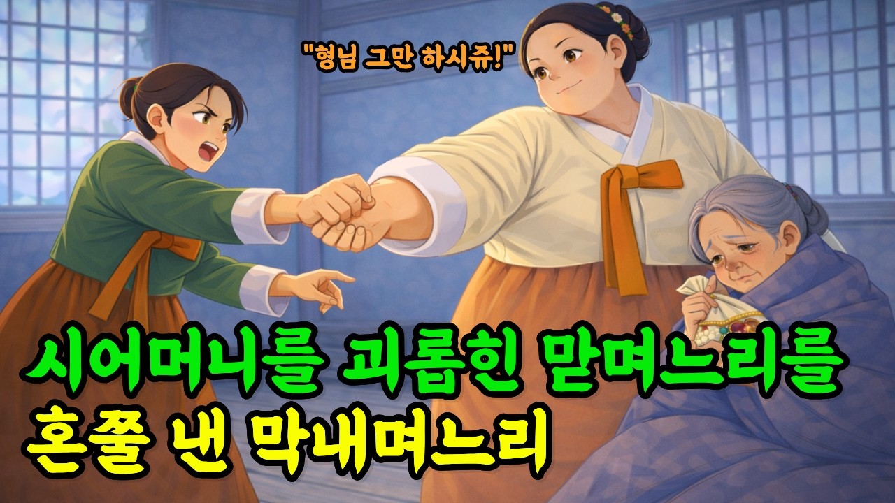 여우 맏며느리 잡는 범이 들어왔다. 덩치만큼 효심 가득한 막내며느리의 참교육ㅣ야담 민담 옛날이야기 오디오북 수면동화