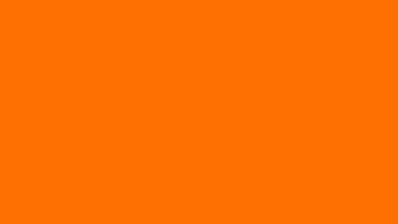 12 Hours of Orange Screen in Full HD