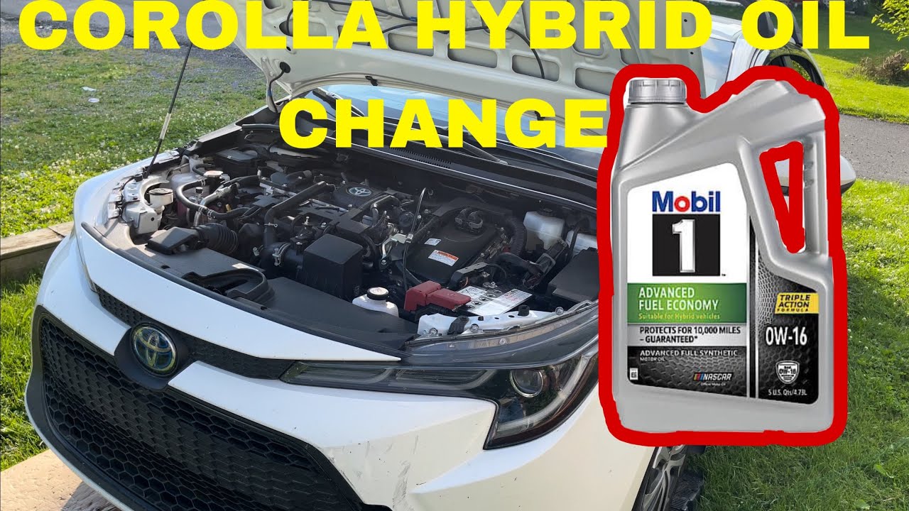 2022 Toyota Corolla Hybrid Oil Change!