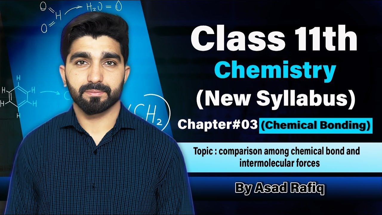 Comparison Among Chemical Bond And Intermolecular Forces || class 11 || chap 03 (Chemical Bonding) 