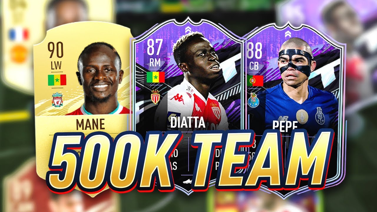 BEST OVERPOWERED 500K WEEKEND LEAGUE TEAM (500K SQUAD BUILDER) - FIFA 21 ULTIMATE TEAM