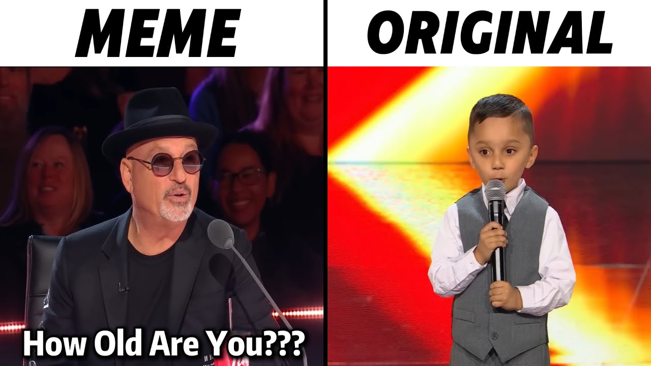 How Old are You? I'm 4 Years Old, You Are The Youngest Person Ever Original vs Meme