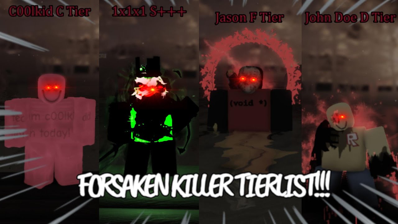 WHOS THE BEST KILLER IN FORSAKEN? (FORSAKEN KILLER TIERLIST)