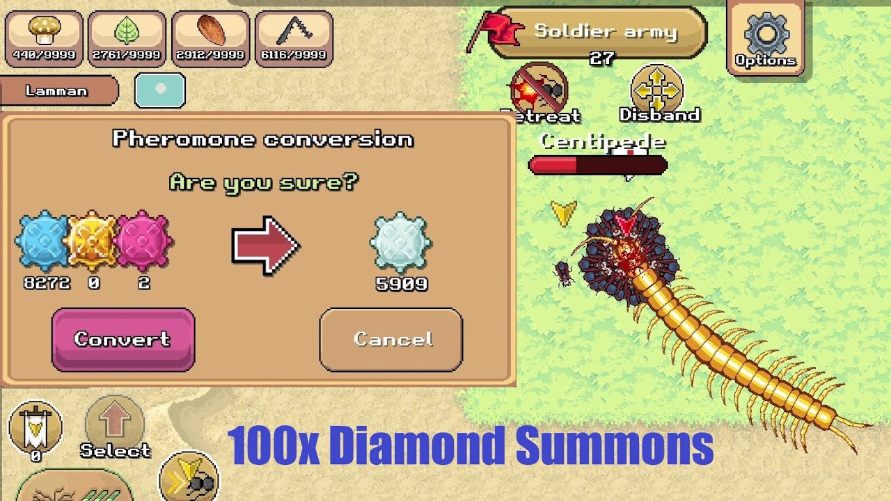 100x Diamond Summons [Pocket Ants]