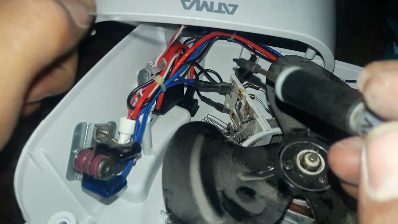 Reparación del fusible térmico de un caloventor (Casero)
