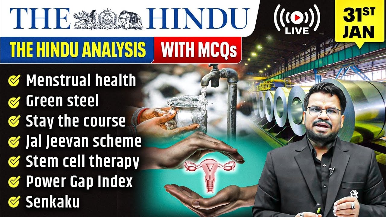 The Hindu Analysis | 31st January 2026 | The Hindu Newspaper  - Practice Questions | Prashant Sir