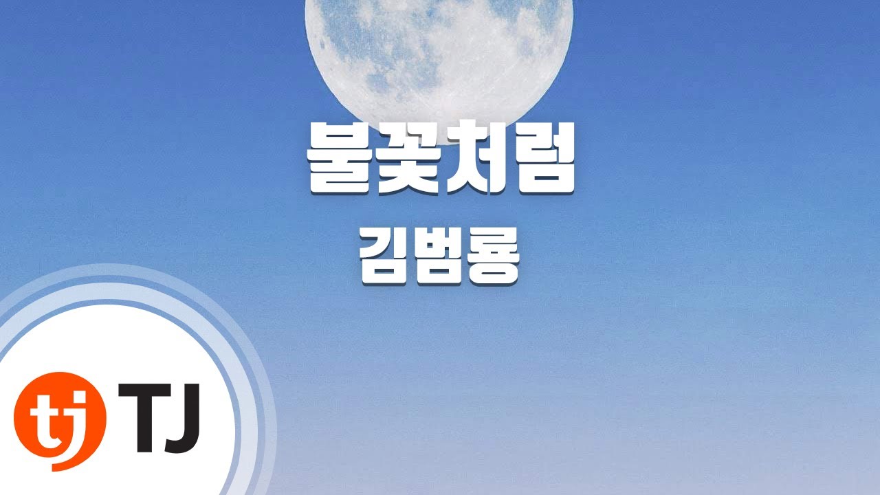 [TJ노래방] 불꽃처럼 - 김범룡 / TJ Karaoke