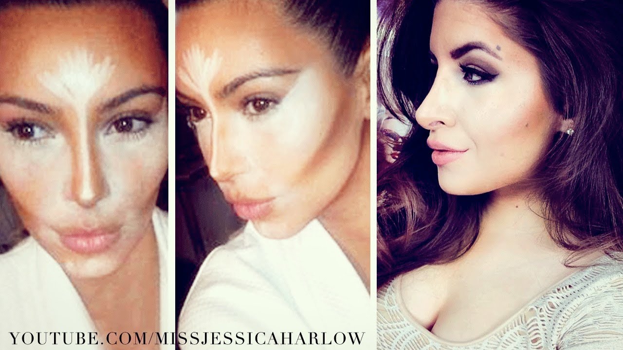 Contouring & Highlighting! Like Kim Kardashian​​​ | MissJessicaHarlow​​​