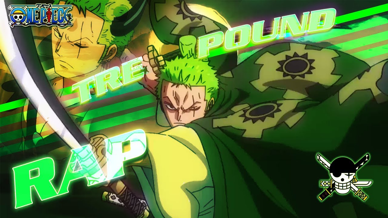 ONE PIECE RAP | TRE-POUND | BLVK DIVMONDS (Feat. @zZzSleepyAsh) [ONE PIECE AMV] #ZORORAP