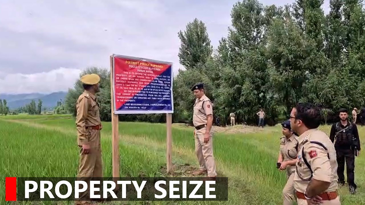 Authorities seize property of Pakistan-based terrorist handler in&nbsp;Kupwara's&nbsp;Lolab