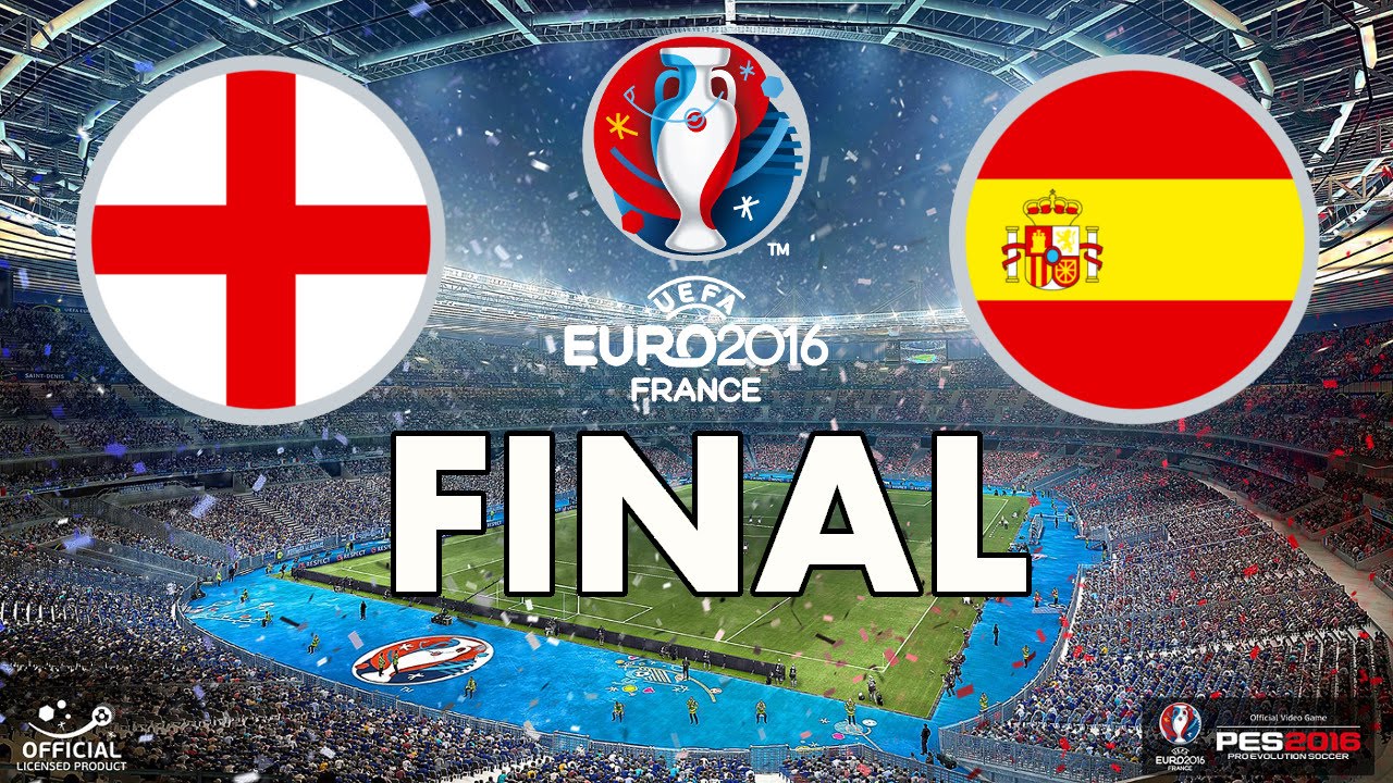 PES 2016 - EURO 2016 - FINAL - England v Spain