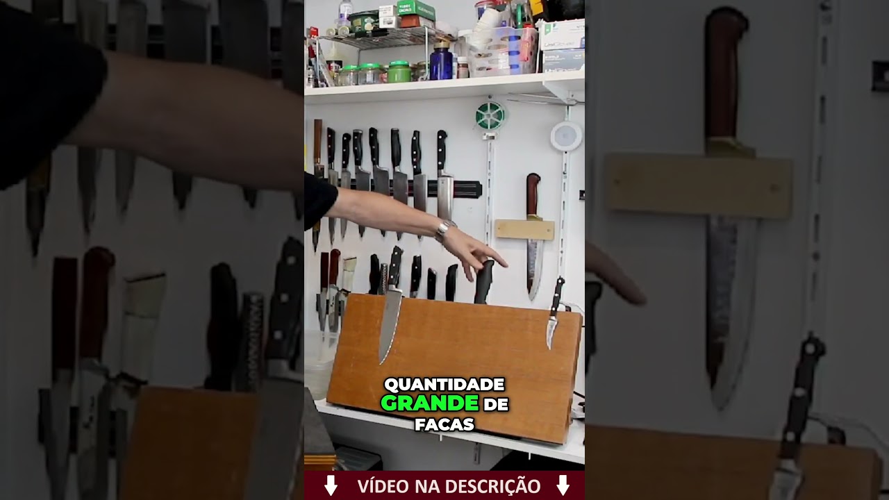 Como fazer suporte de facas. Fa&ccedil;a voc&ecirc; mesmo