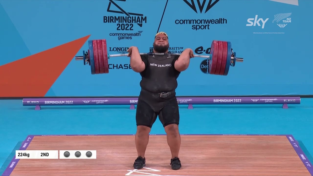 MEDAL MOMENT: Weightlifting | David Liti lifts NZ to SILVER | Birmingham 2022 Commonwealth Games