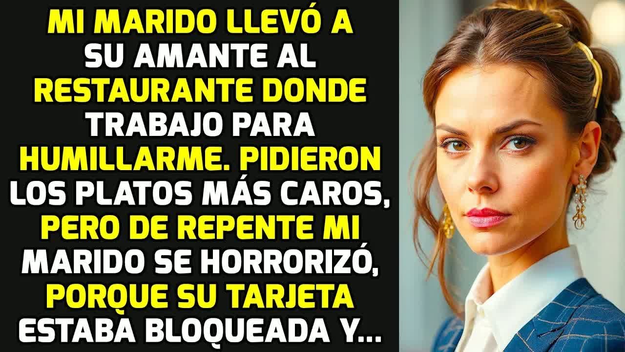Mi Marido Para Humillarme Trajo A Su Amante Al Restaurante Donde Trabajo, Pero Yo Respondí Y...