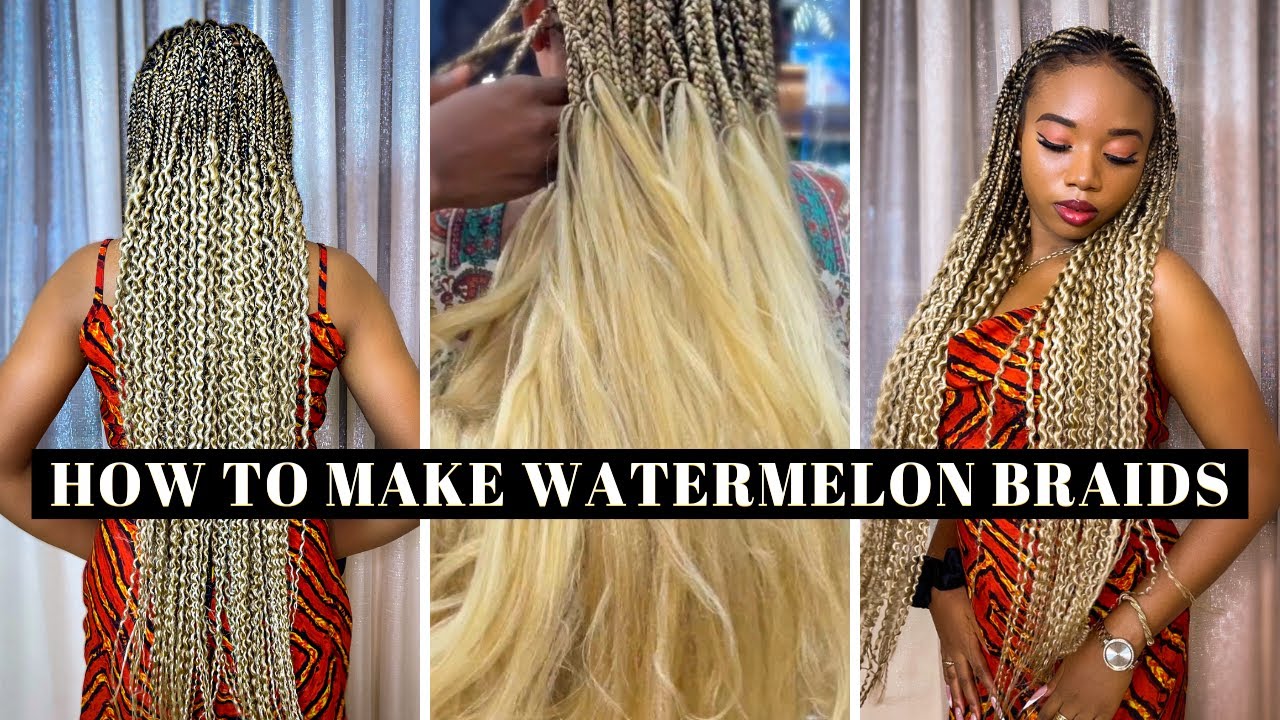 How to Make Watermelon Braids | The Easy Step by Step Tutorial