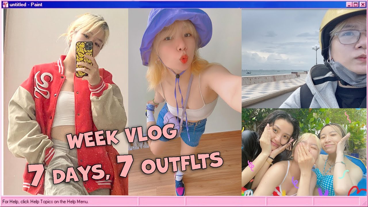 7 Ngày, 7 Bộ Đồ: Xem Công Chiếu Pink Venom Tại Văn Phòng, Đi Vũng Tàu Vs Sinh Tố | Mel Week Vlog