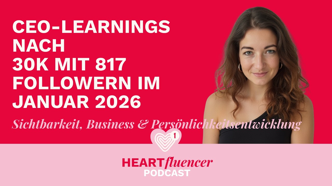CEO Learnings nach 30k mit 817 Followern im Januar