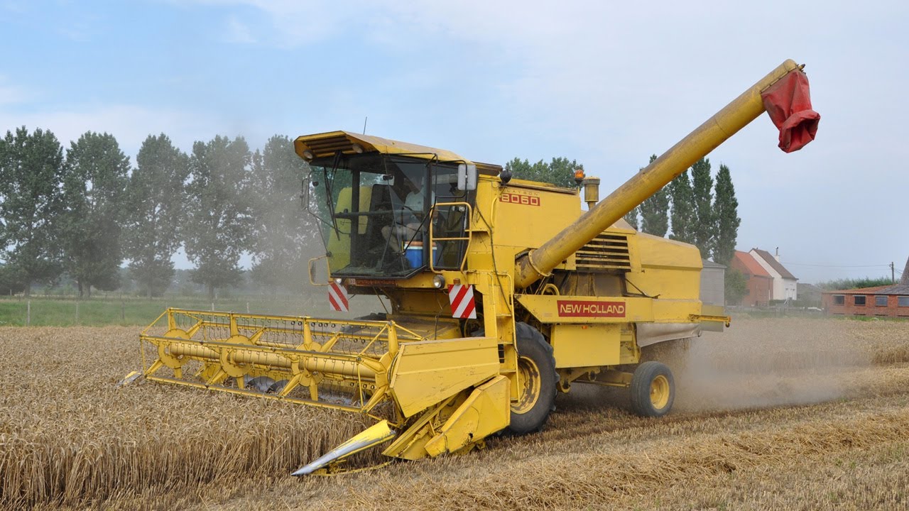 New Holland 8060 - tarwe dorsen