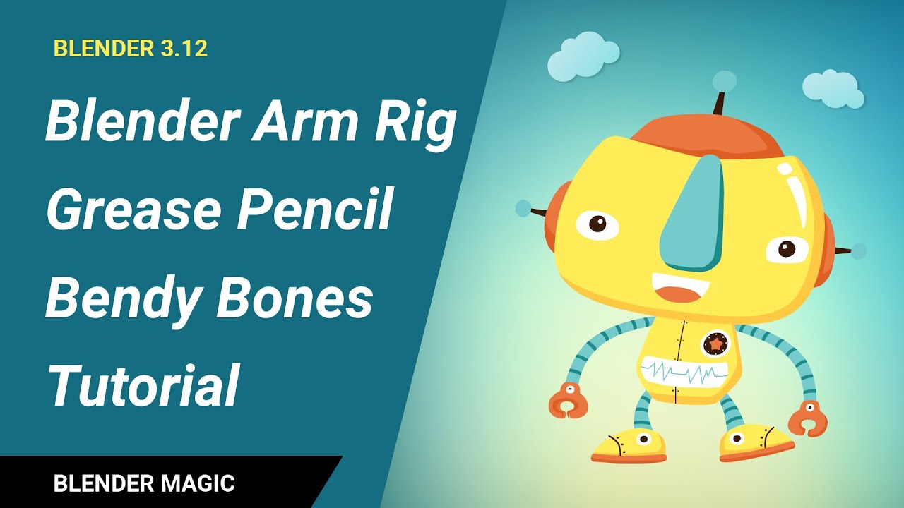 Blender Arm Rig Grease Pencil Bendy Bones Tutorial