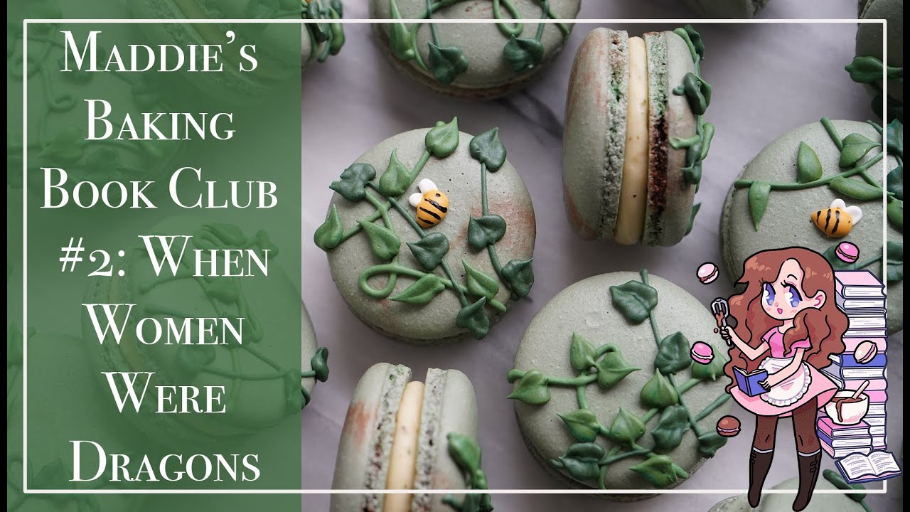 Honey Herb Garden Macarons | Maddie's Baking Book Club #2: When Women Were Dragons