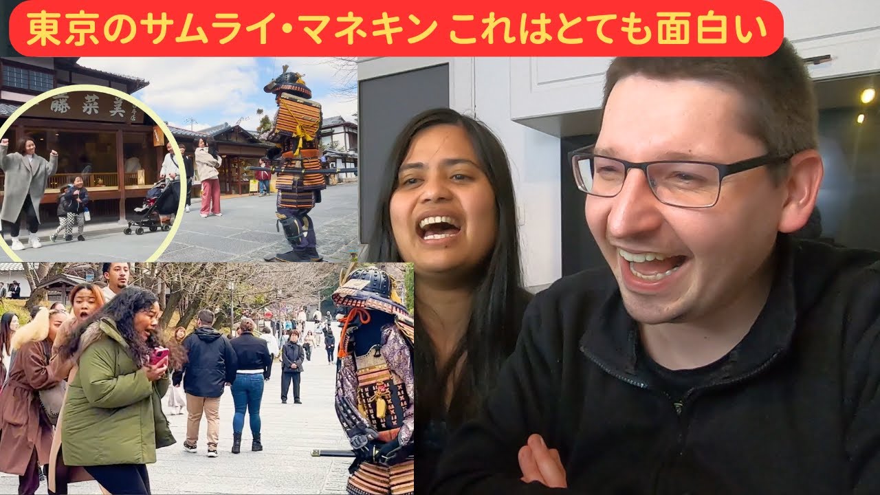 【海外の反応/日本の喜劇】SAMURAIマネキンのいたずらは本当に面白いいたずらです。/ Samurai Mannequin Prank in Kyoto Japan REACTION