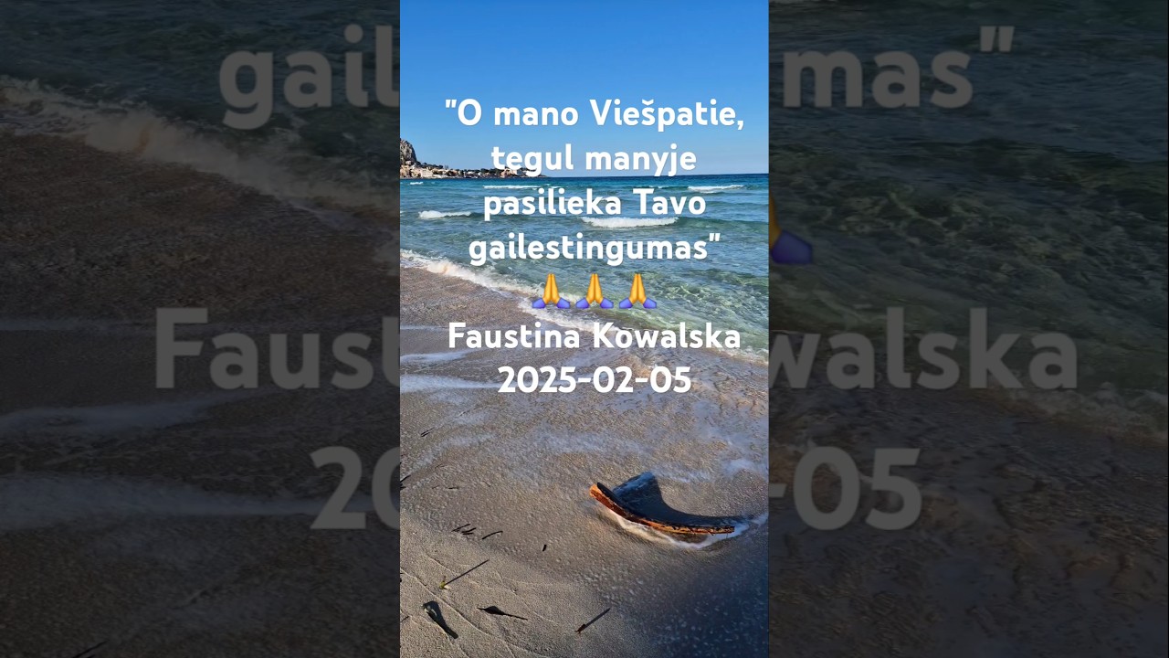 2025-02-05 #faustinakowalska  #HourOfMercy #DivineMercy #Psalm51 #Palermo #mondello  #jesus